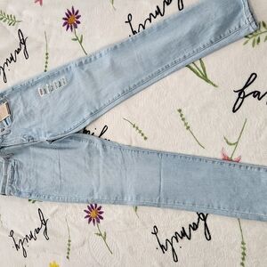 Levi's Blue Skinny Jeans with Faded Look